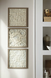 J&M Furniture - Ashley Furniture - Odella Wall Decor (Set of 3) - Wall Decor Set (3/CN) - A8010009